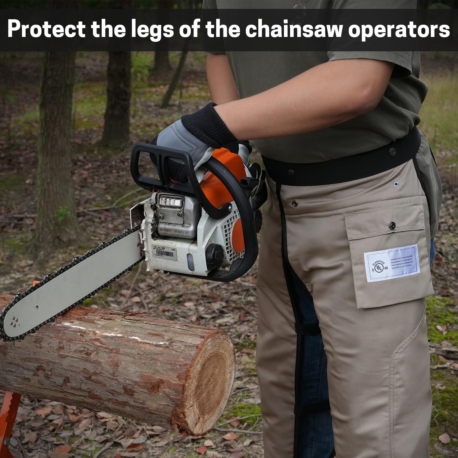 ZELARMAN chainsaw chaps for forestry work support field protection during demanding tasks