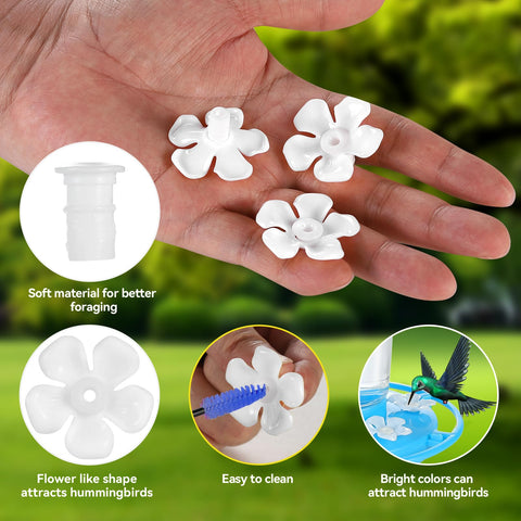 Zelpont UV-resistant hummingbird flowers endure sun and weather