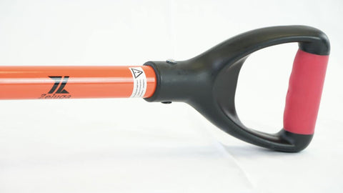 Zeluga 10-151 fiberglass D-grip with premium North American hardwood handle offers lasting comfort.
