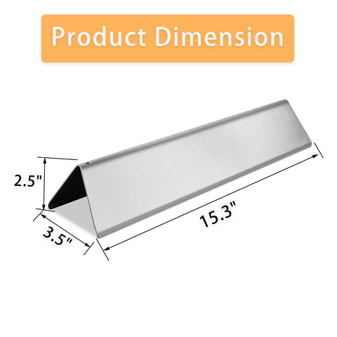 Zemibi Weber Spirit replacement for E210/S210, 3-pack heat shields