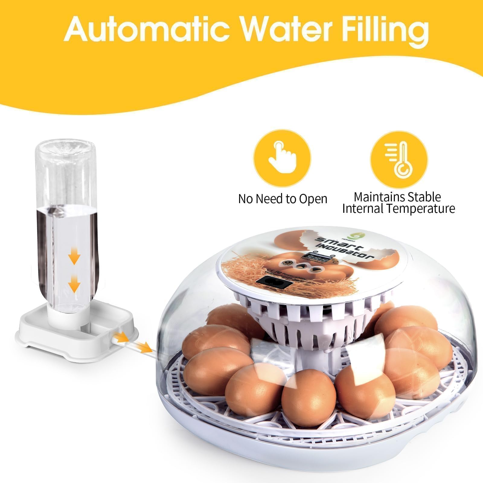 ZEMIRO CHARGE Series I egg tray inside for organized egg placement