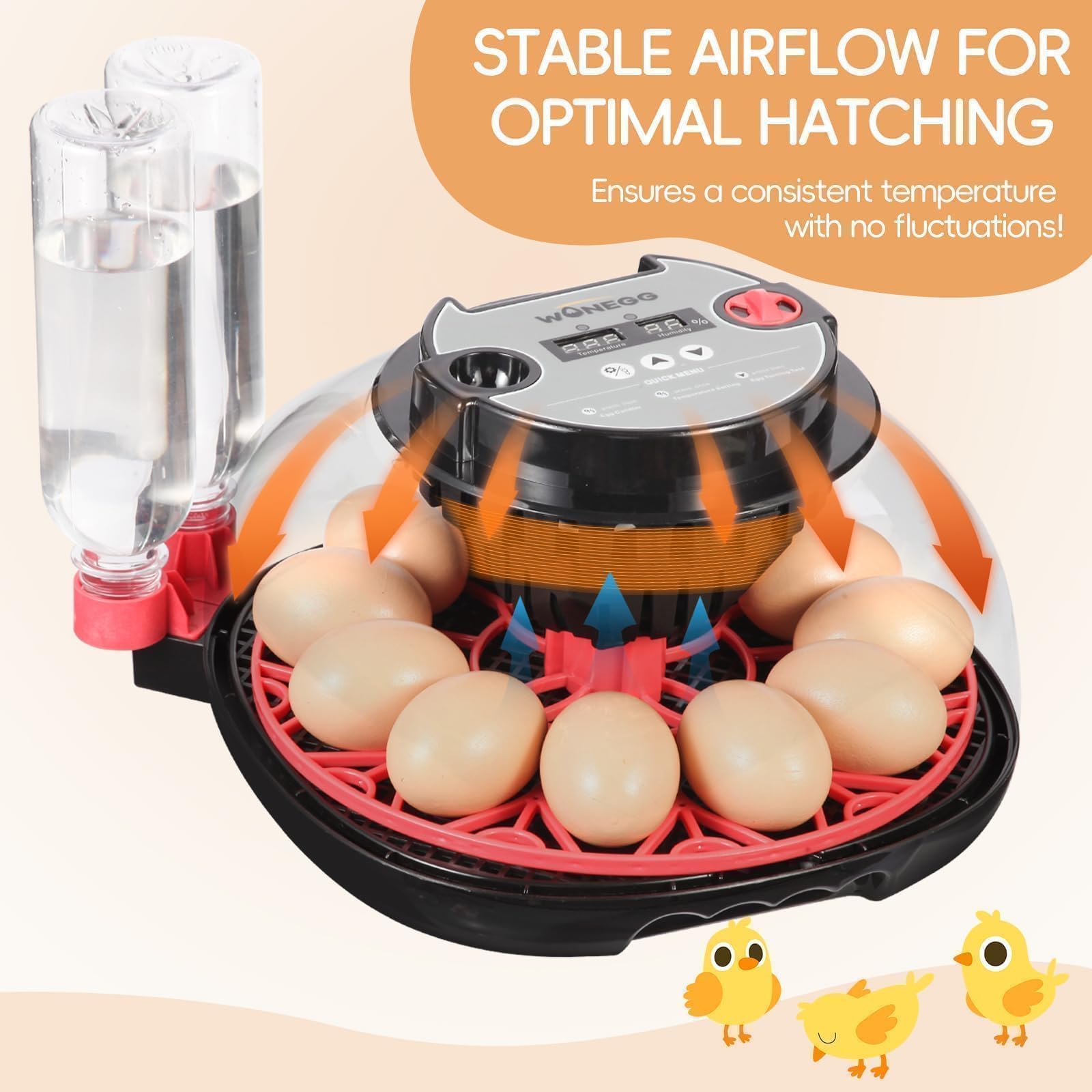 Zemiro Charge Series II 360-degree airflow ensures uniform warmth.