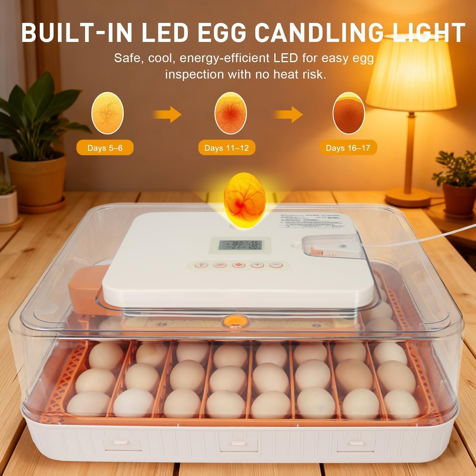 ZEMIRO CHARGE Series IV egg trays show adjustable capacity for multiple species