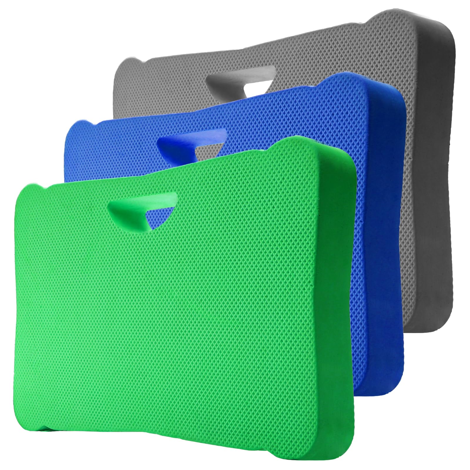 Zenfun kneeling mats blue set viewed from the front for comfort