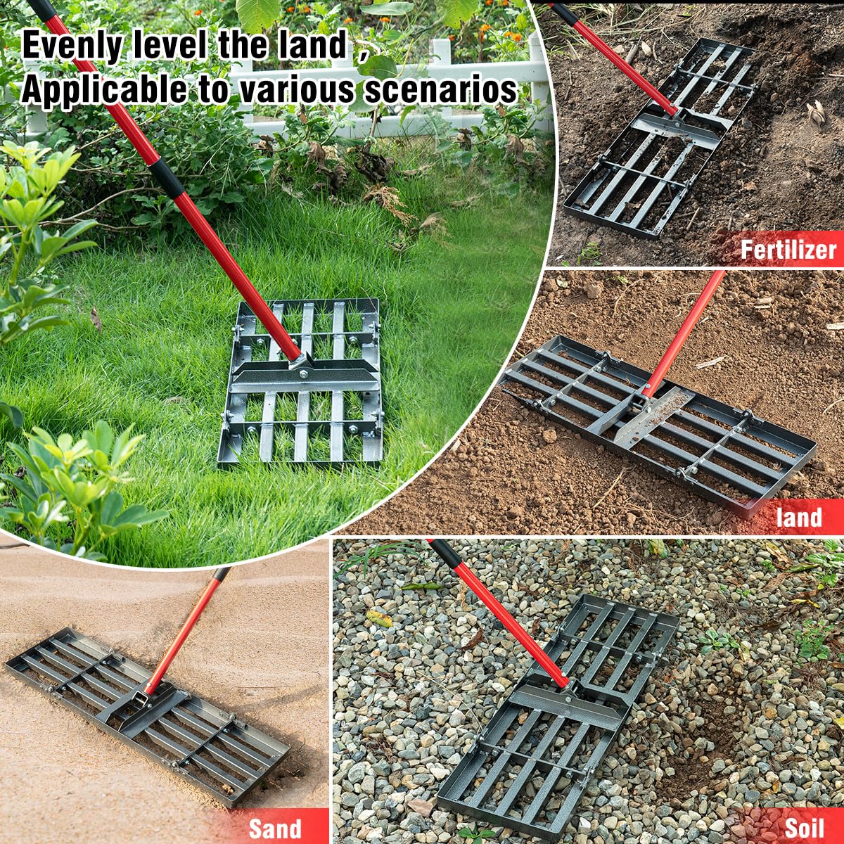 Zenhosit includes eight landscape stakes to locate low spots