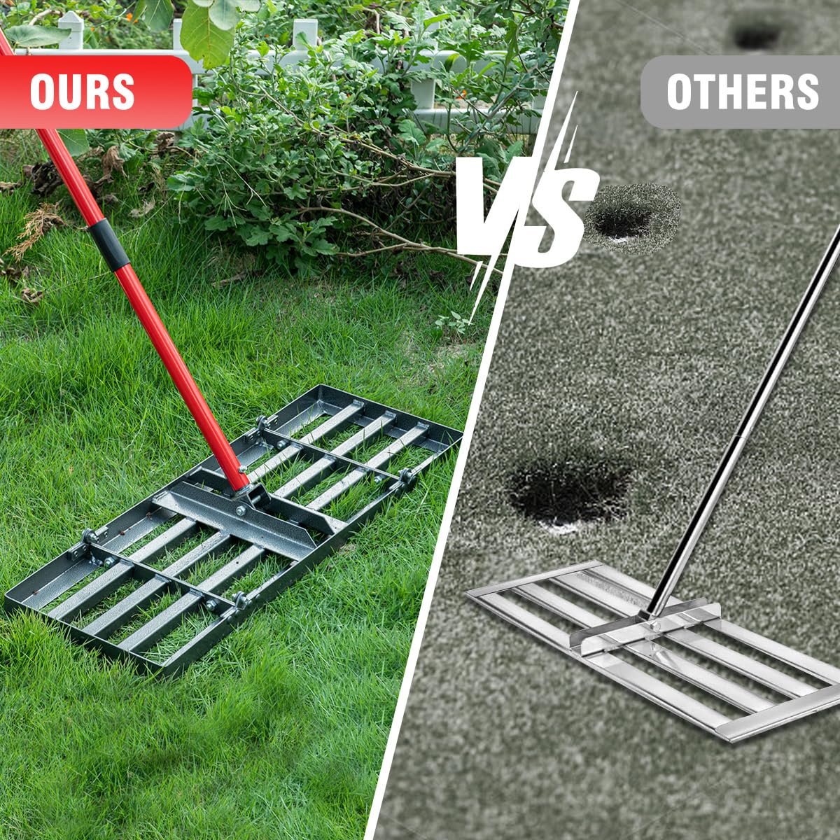 Zenhosit yard work tool suitable for grass and dirt tasks