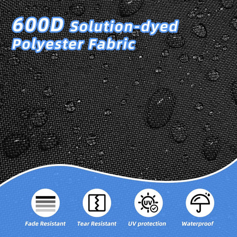 Zenicham snow blower cover with dual vents front and rear prevent condensation buildup.