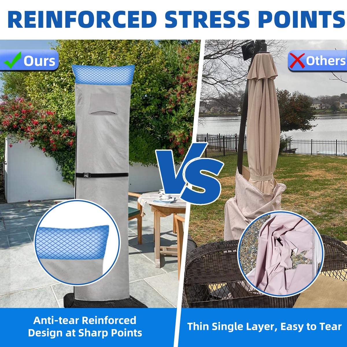 Zenicham cover is easy to wipe clean and store compactly.
