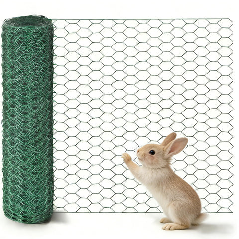 Zenorebir chicken wire for floral arrangements showing spacious layout and stem support.