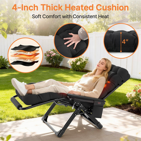 ZENPETIO folding design folds in seconds for patio, garden, or beach use.
