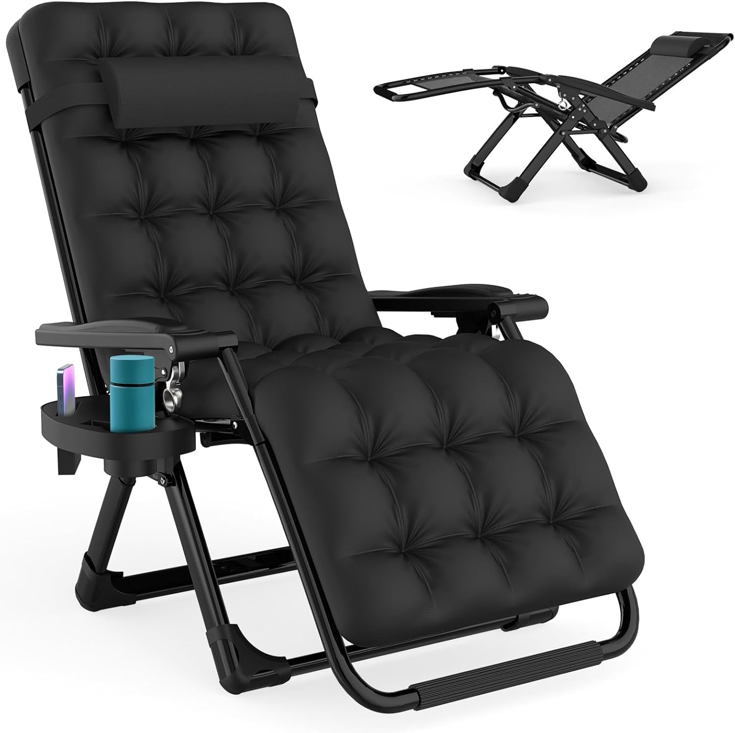 Zenpetio Zero Gravity Chair angle control for customizable comfort outdoors