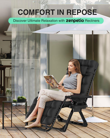 Zenpetio Zero Gravity Chair cup holder for convenient drinks on the go