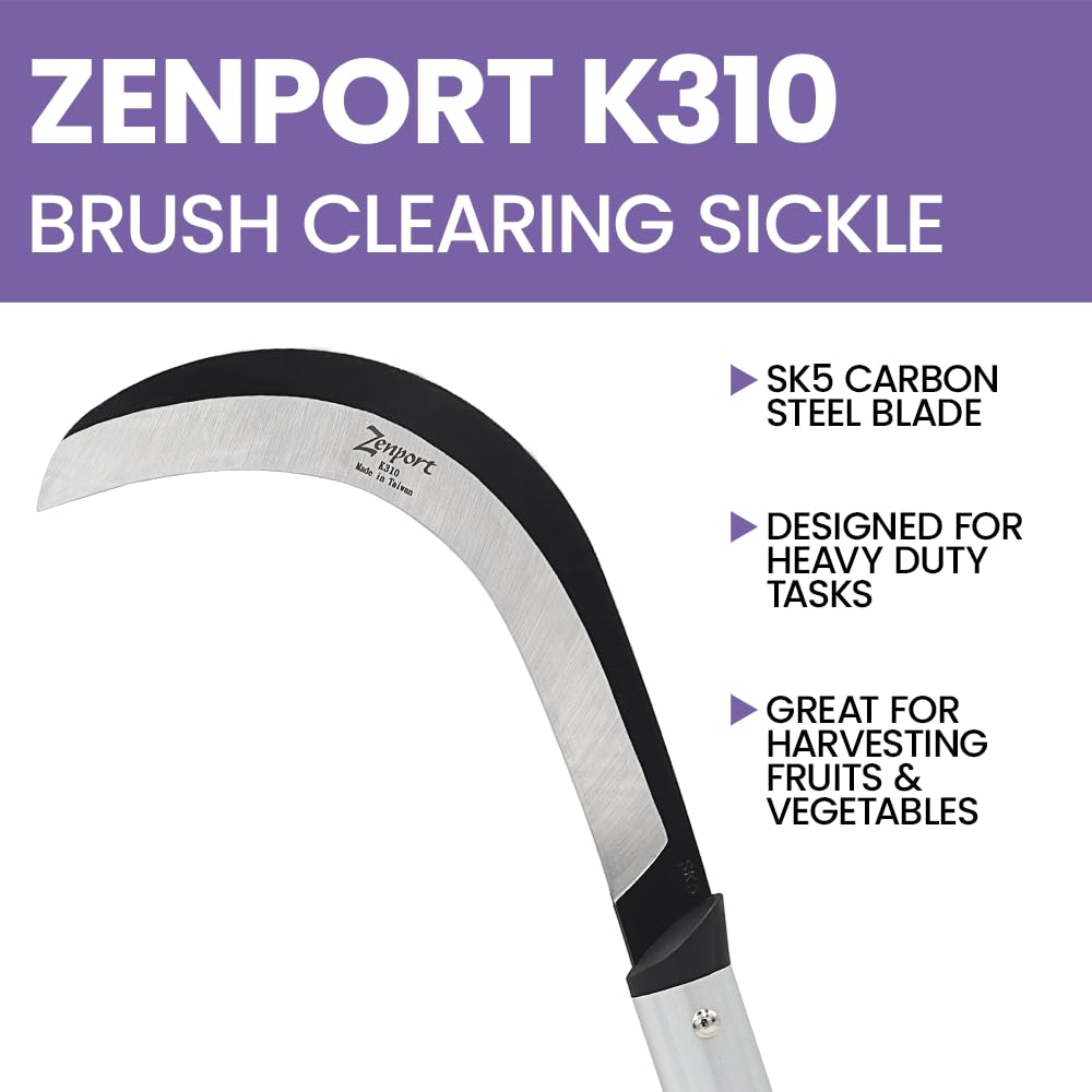 Zenport K310 brush clearing tool for dense growth.
