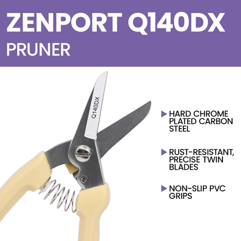 Zenport Q140DX multipurpose tool ideal for gardening, floral work, and agricultural tasks.