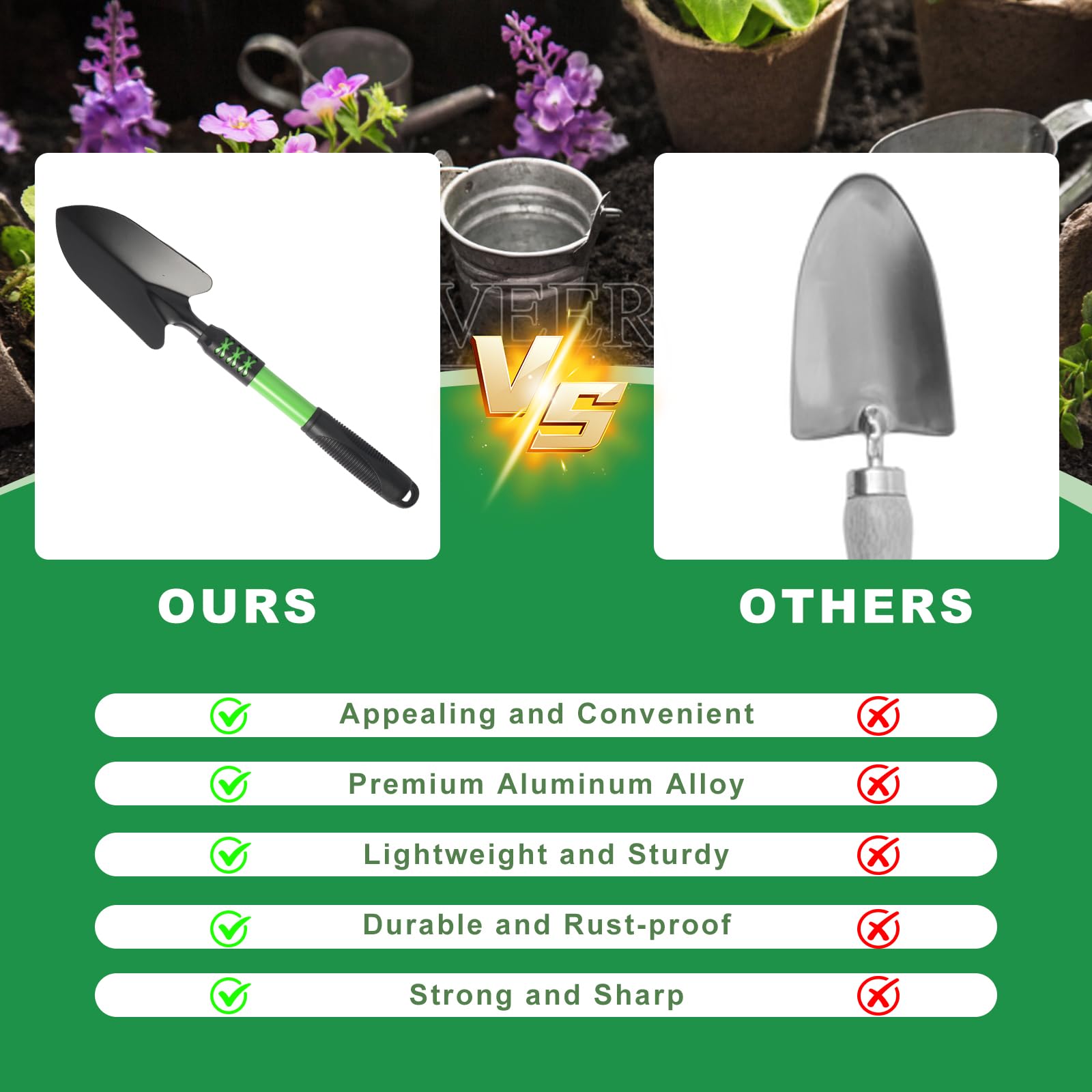 Zenrok dual-purpose hoe ideal for weeding and shallow tilling