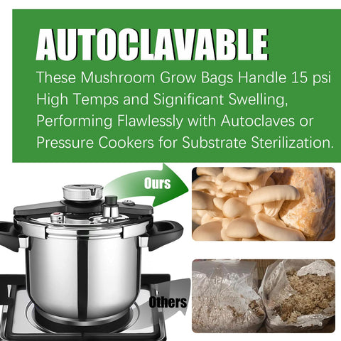 Zenrok side gussets reinforce tear resistance during processing.