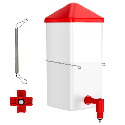 ZenxyHoC Baby Chick Waterer top view demonstrates compact 0.26 gal capacity.