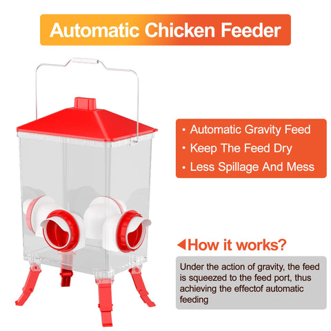 ZenxyHoC rainproof lid and seal keep feed dry.
