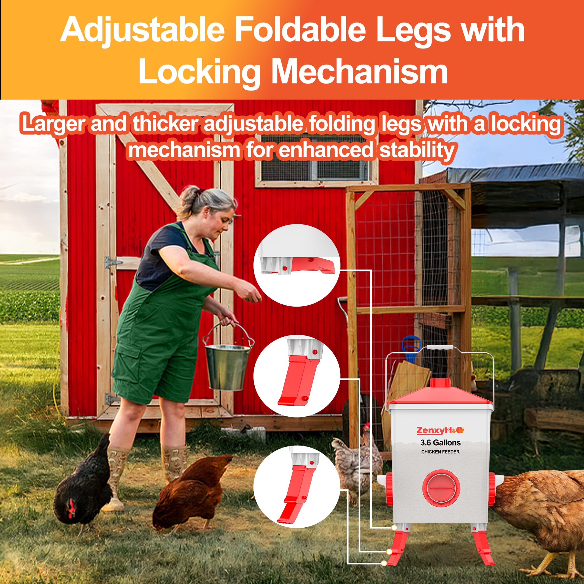 ZenxyHoC waste-free design helps save feed and time.