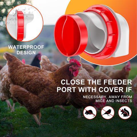 ZenxyHoC BPA-free plastic construction ensures durable outdoor use
