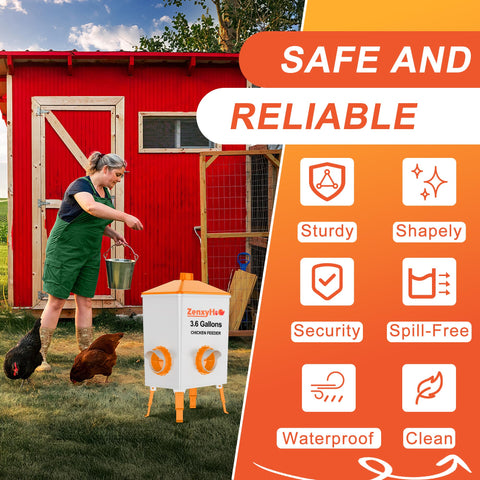 Easy-installation design by ZenxyHoC fits on various containers like buckets.
