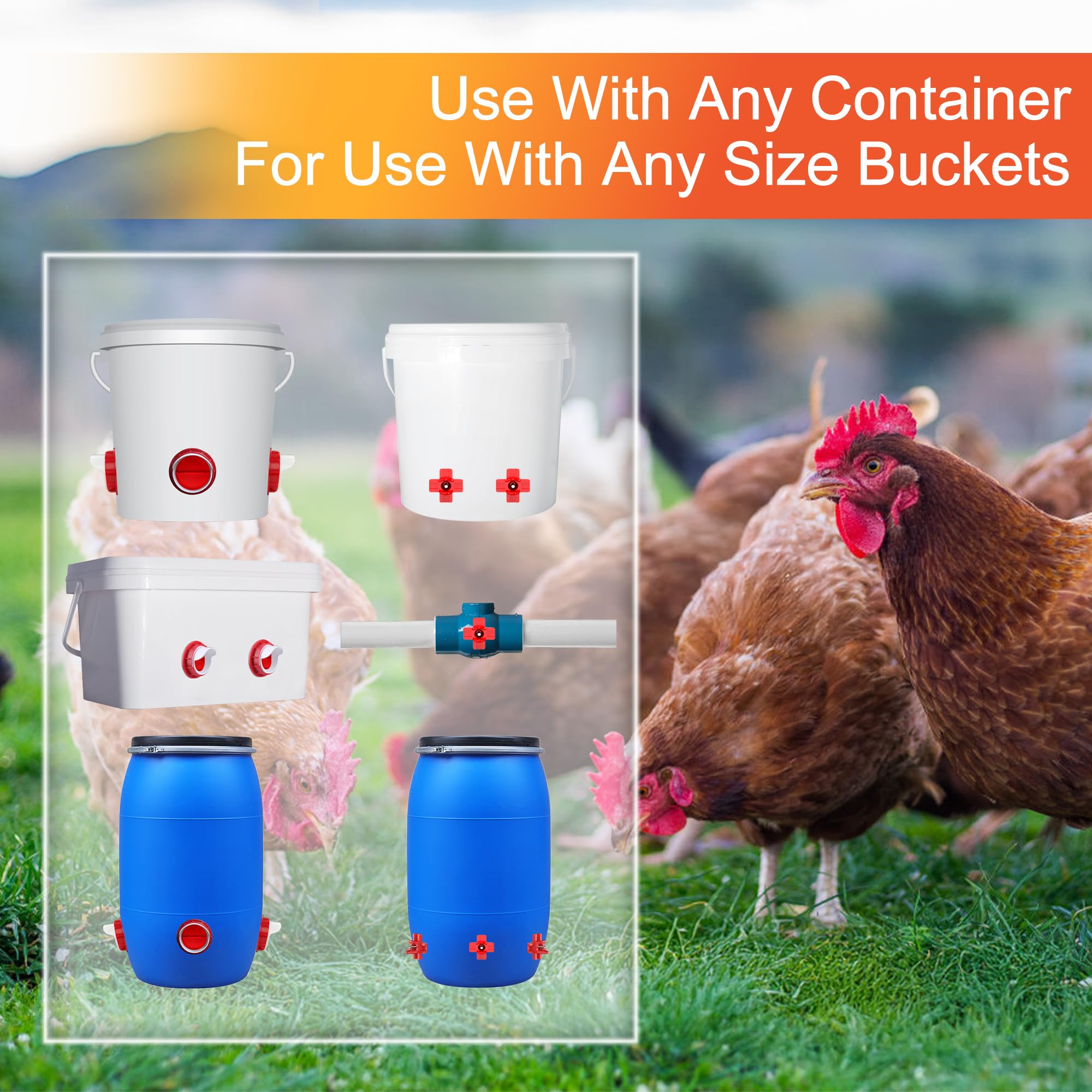 ZenxyHoC easy-refill concept reduces maintenance time for poultry care.