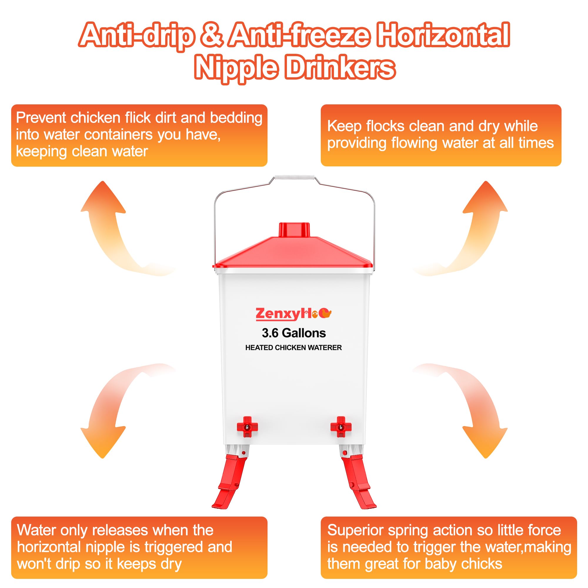 ZenxyHoC removable cap enables easy top-fill.