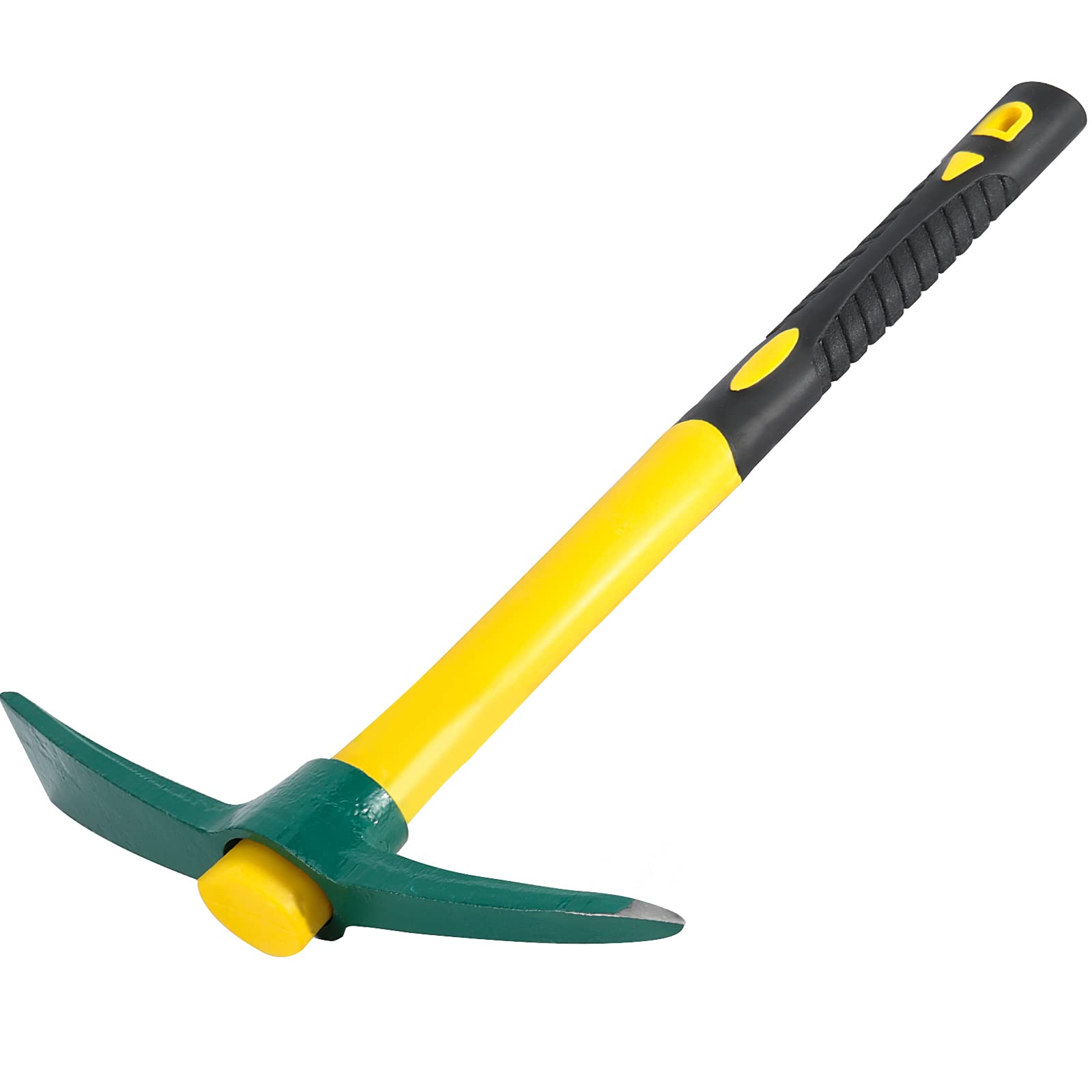 ZEONHEI Pick Mattock Hoe shock-absorbing grip reduces hand fatigue