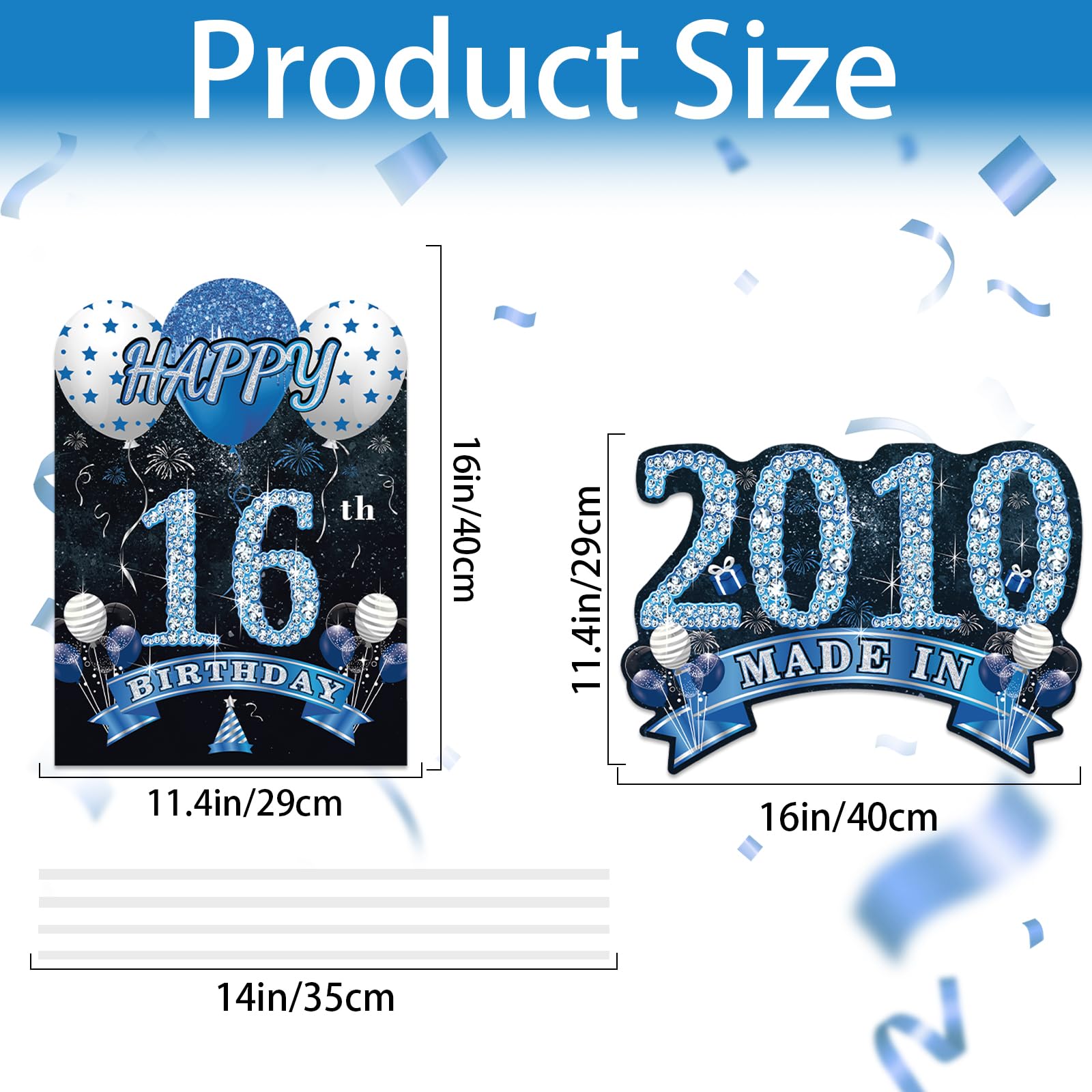 Zeptrix Made in 2010 decor sign for outdoor visibility during lawn celebrations