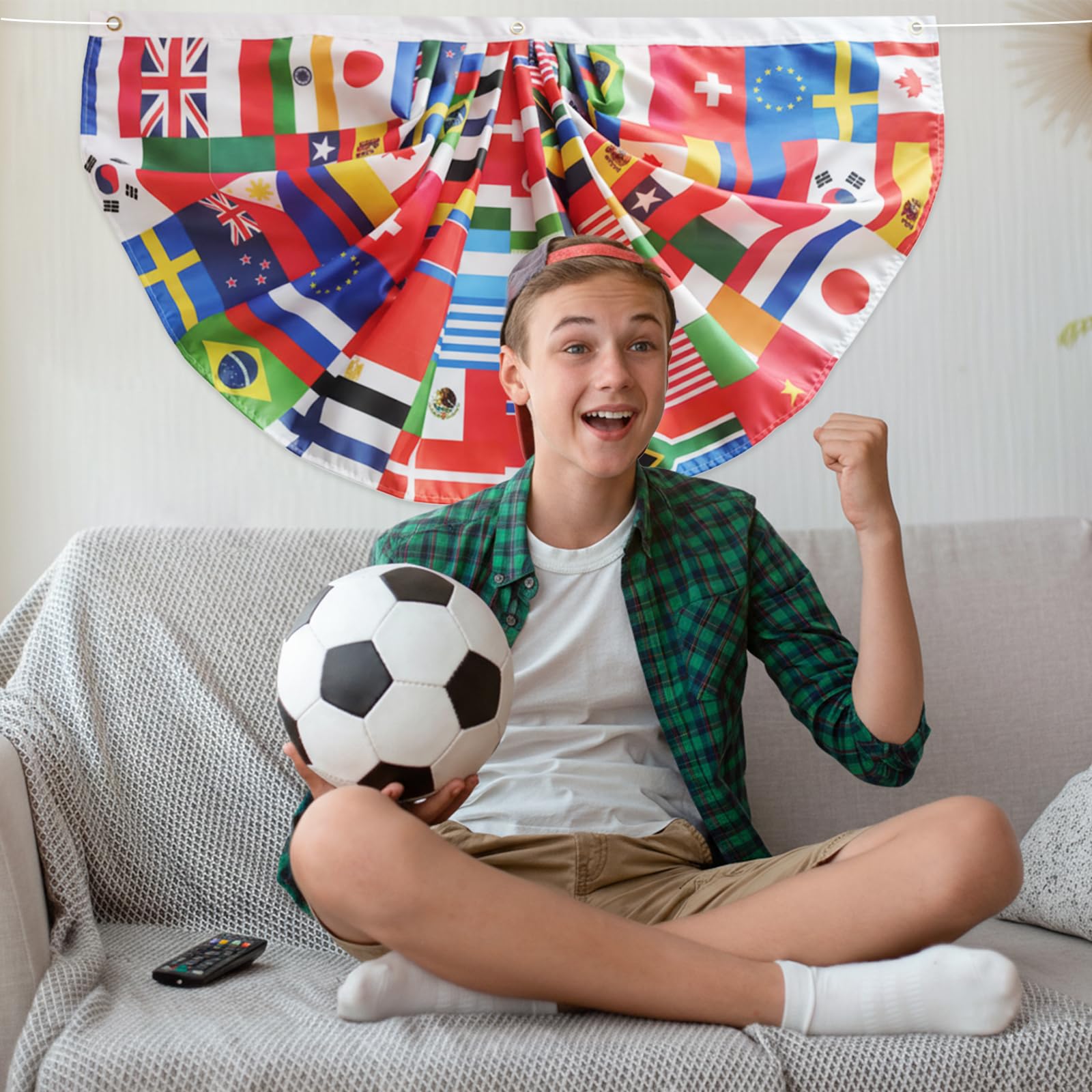 Zeptrix durable polyester flags resist rain and sun for long-lasting decor.