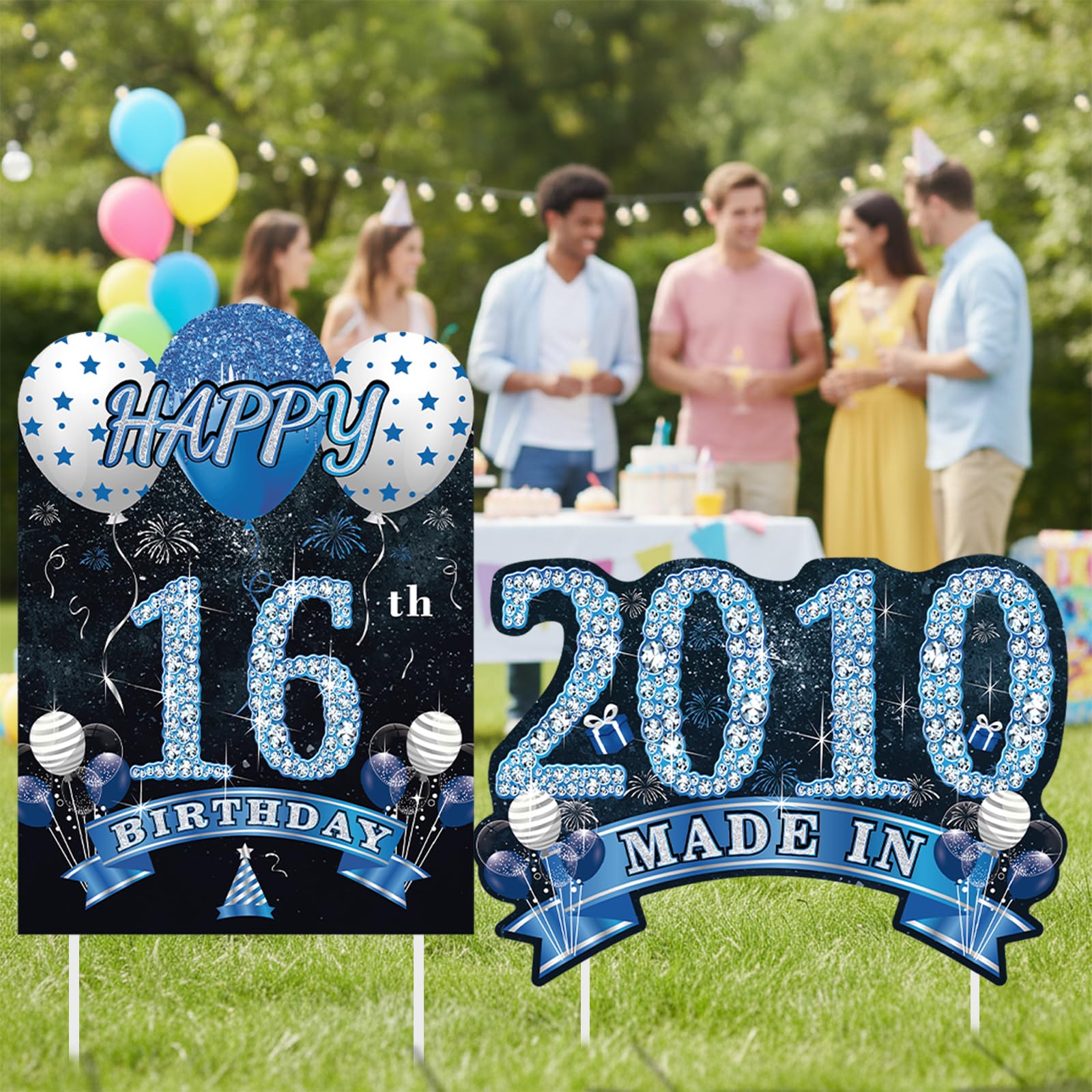 Zeptrix weatherproof yard sign designed for outdoor use