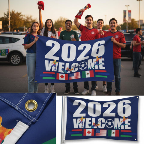 Zeptrix durable flag features double-stitched edges and sturdy build.