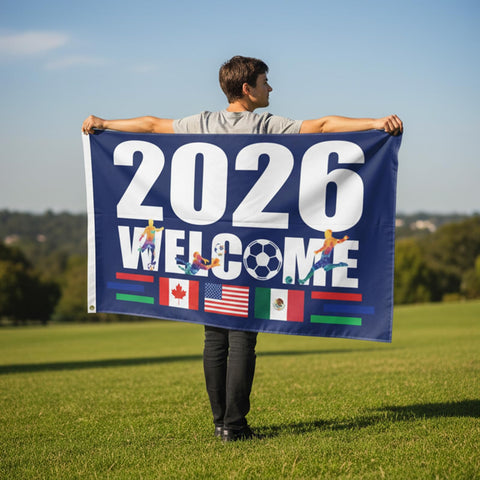 Zeptrix Cup26 flag for versatile outdoor fan decor.