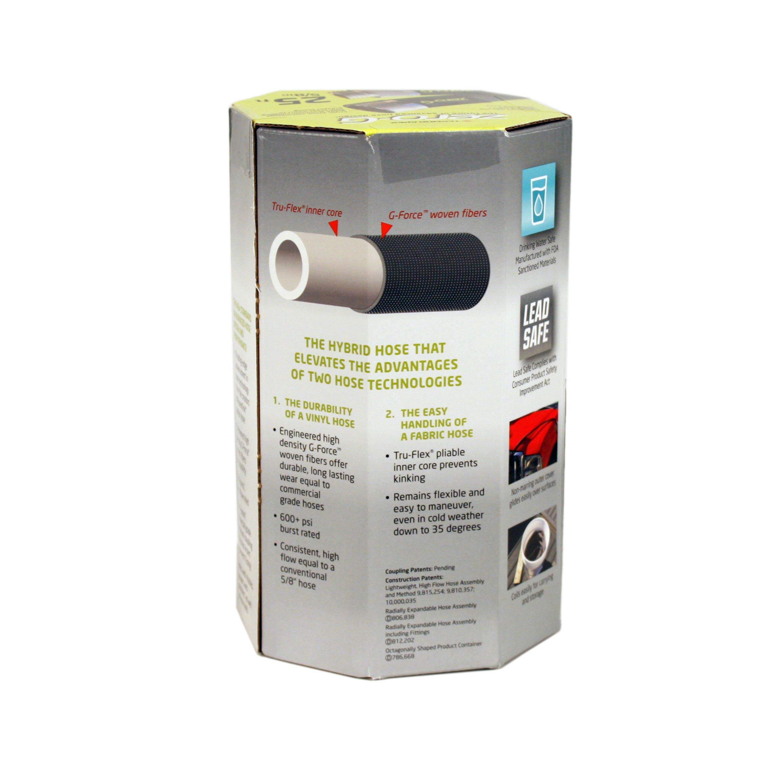 Zero-G FDA-approved materials ensure safe use with drinking water.