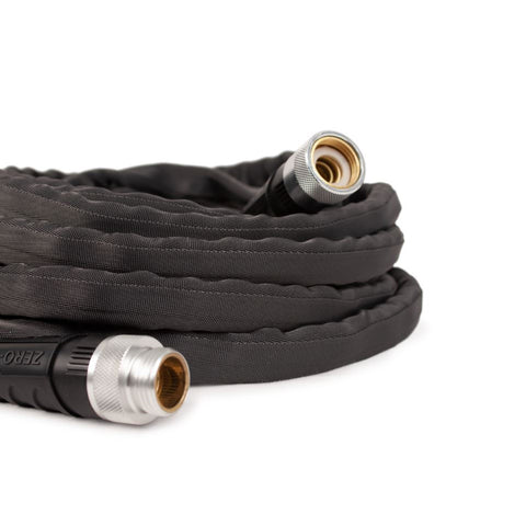 Zero-G lightweight hose shown stored neatly after use.