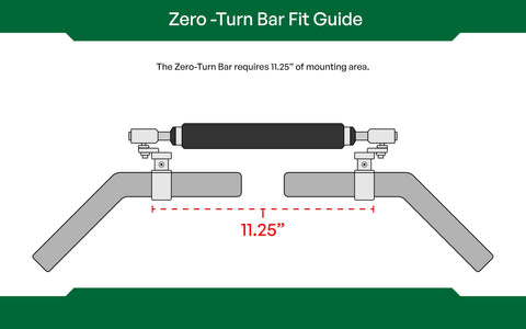Zero-Turn Bar performing tight turns around a tree with one hand.