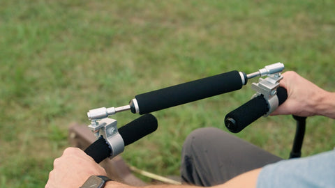 Easy installation of the Zero-Turn Bar on a zero-turn mower.