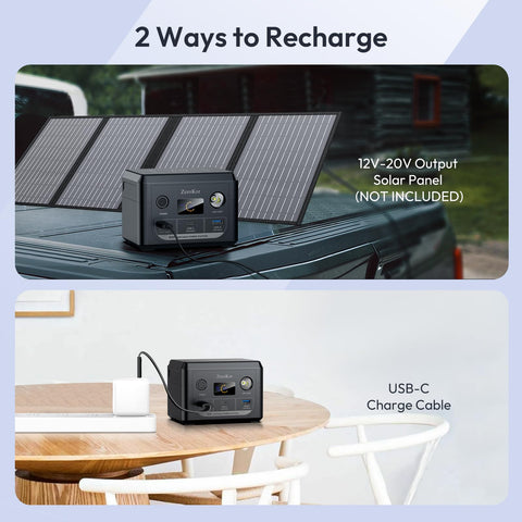 ZeroKor 100W laptop charging capable for on-the-go work