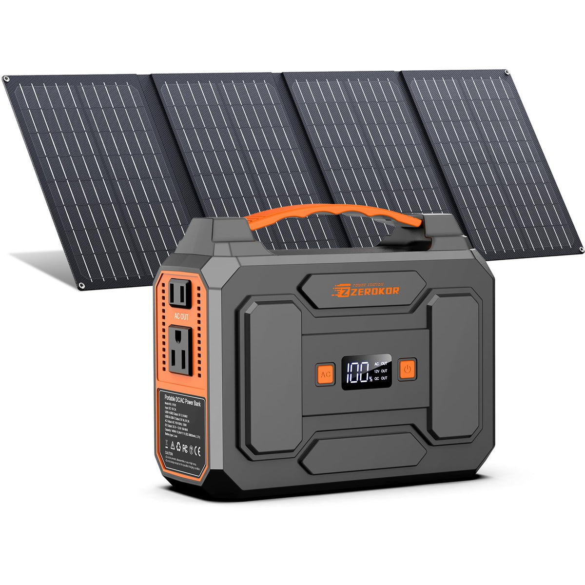 ZeroKor 146Wh portable power station ready for off-grid camping power.