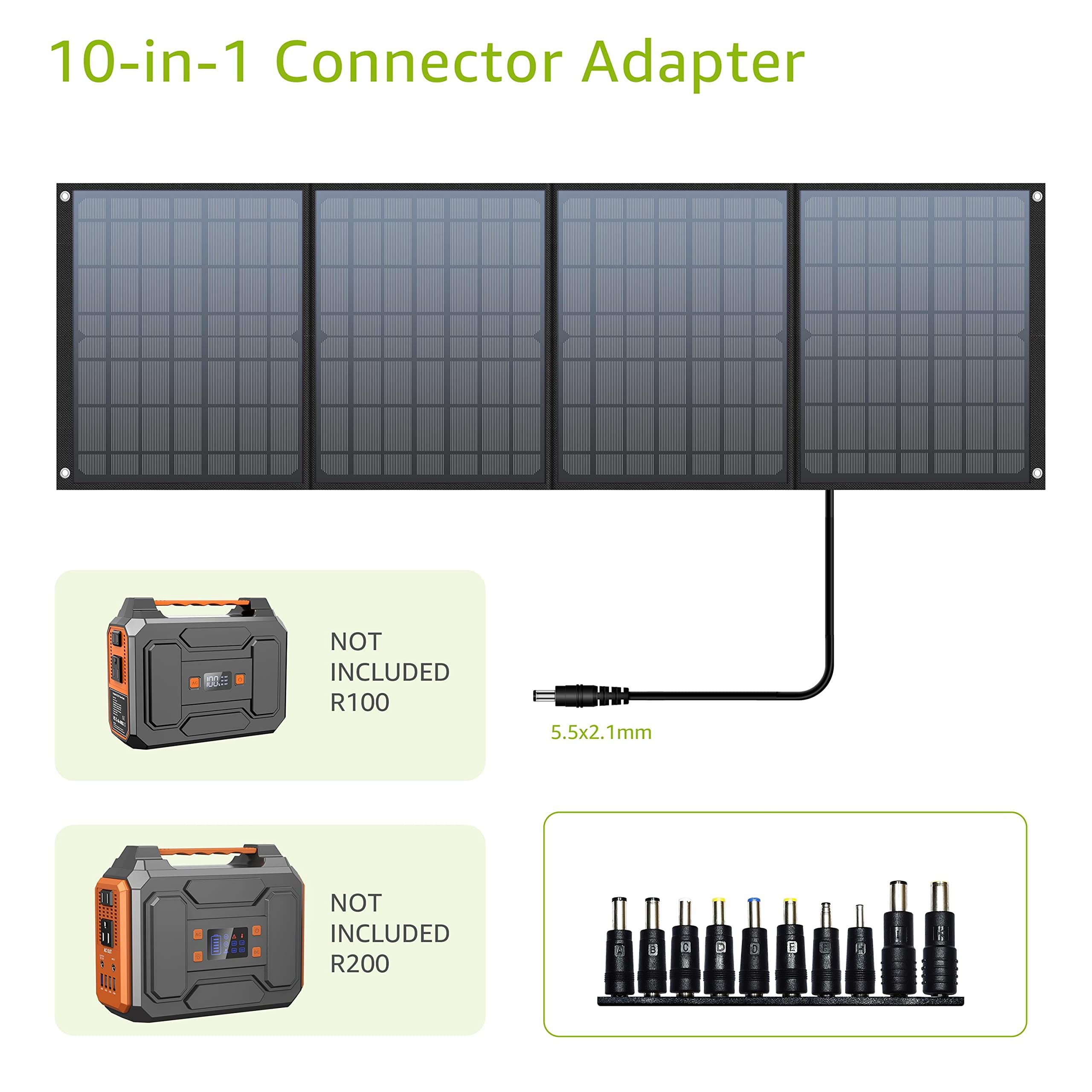 ZeroKor 40W lightweight design weighs 3.3 lb for hikers and campers.