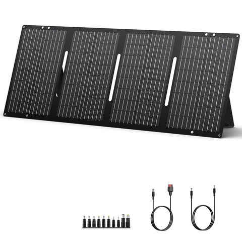 ZeroKor 60W folded panel view for compact travel use