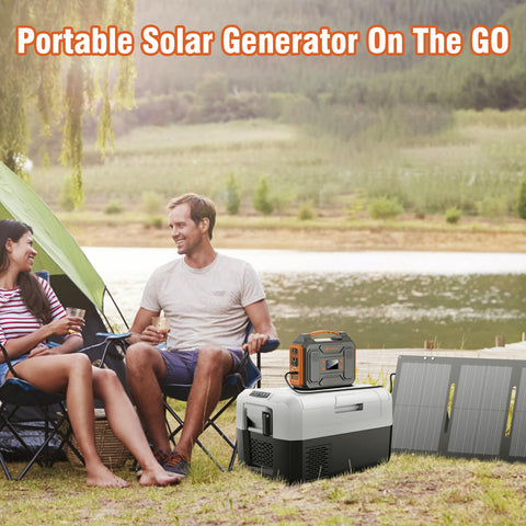 ZeroKor foldable 60W solar panel for portable energy in sunny conditions