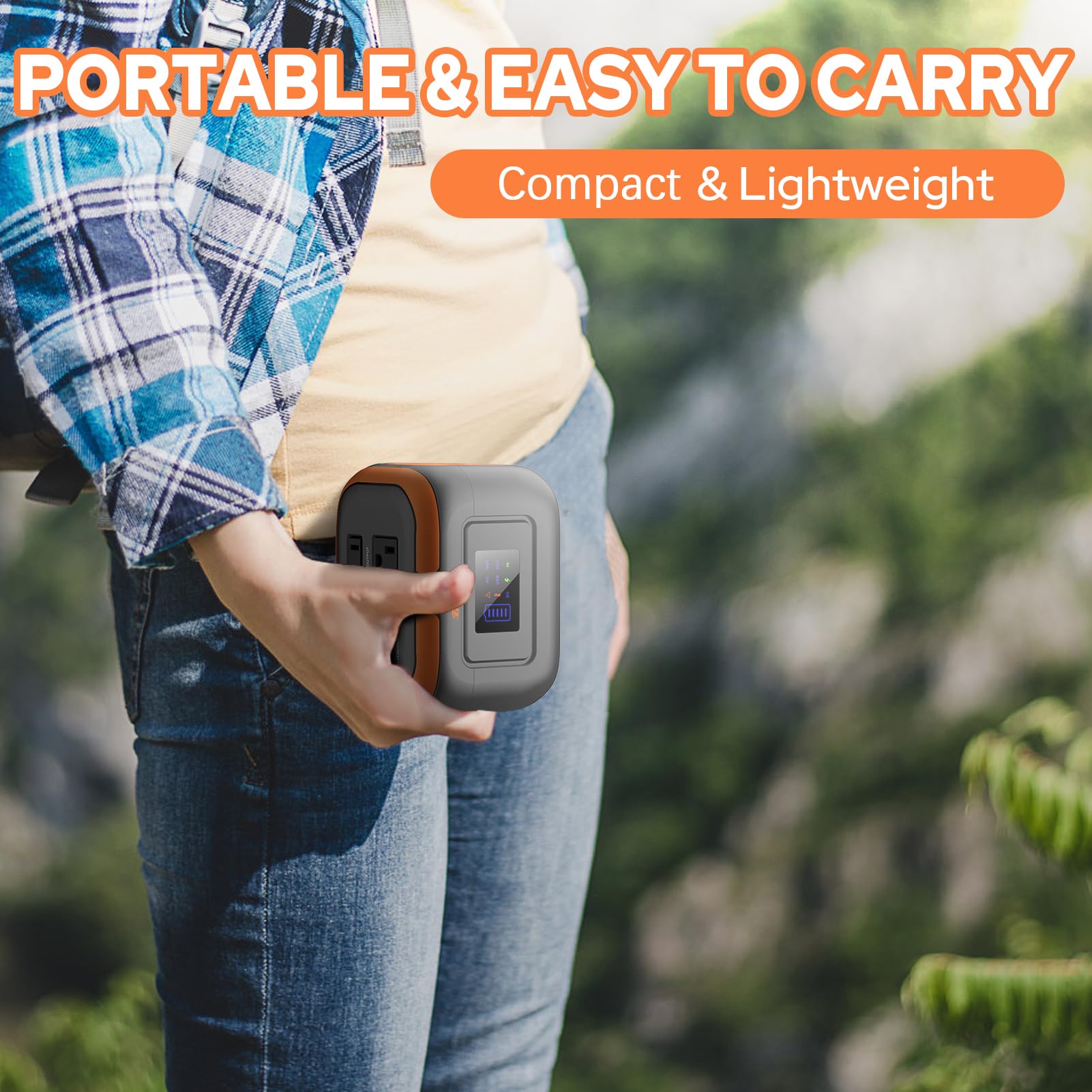 LED flashlight on ZeroKor with reading mode for night use