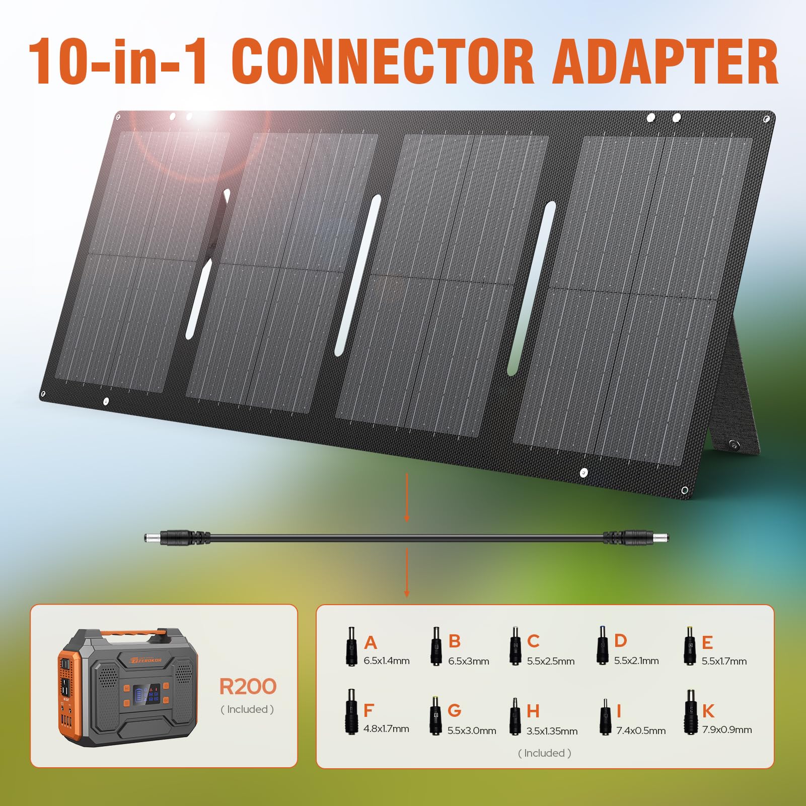 ZeroKor twenty-point-five-percent solar efficiency panel performs well in low light