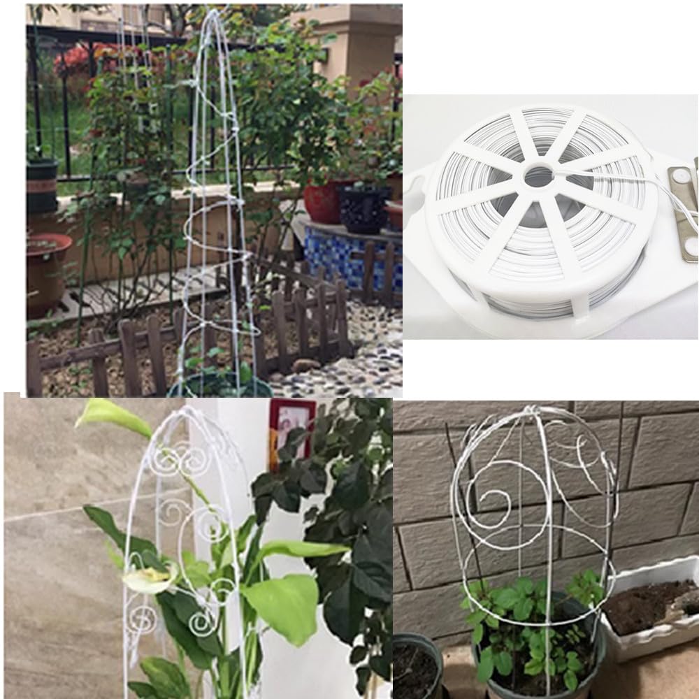Durable, reusable Zeromall plant ties for multiple uses