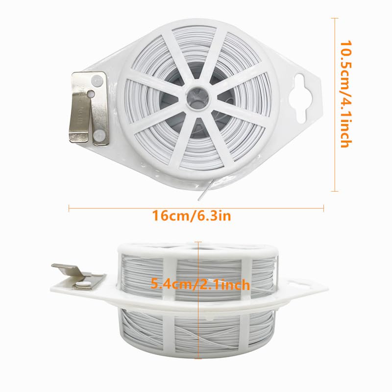 PE-coated Zeromall garden wire provides strong yet gentle support