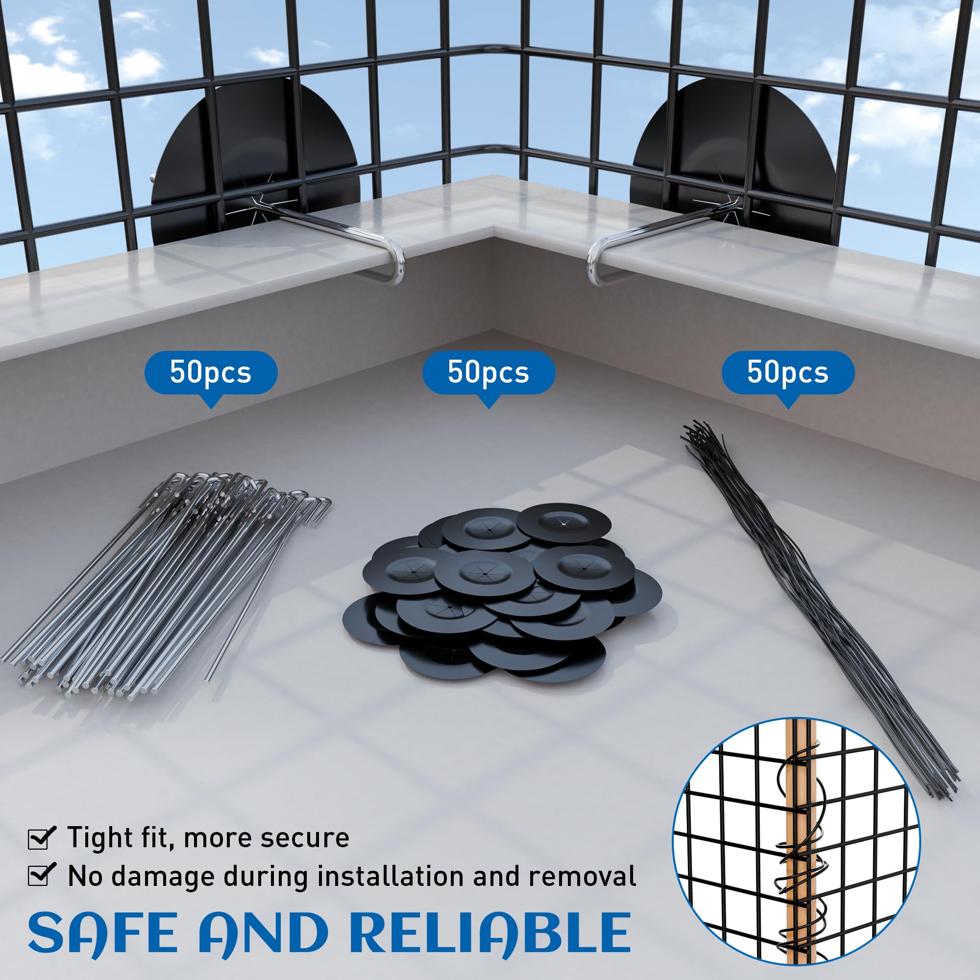 ZeroPone removable netting roll installs around conduits and vents with ease