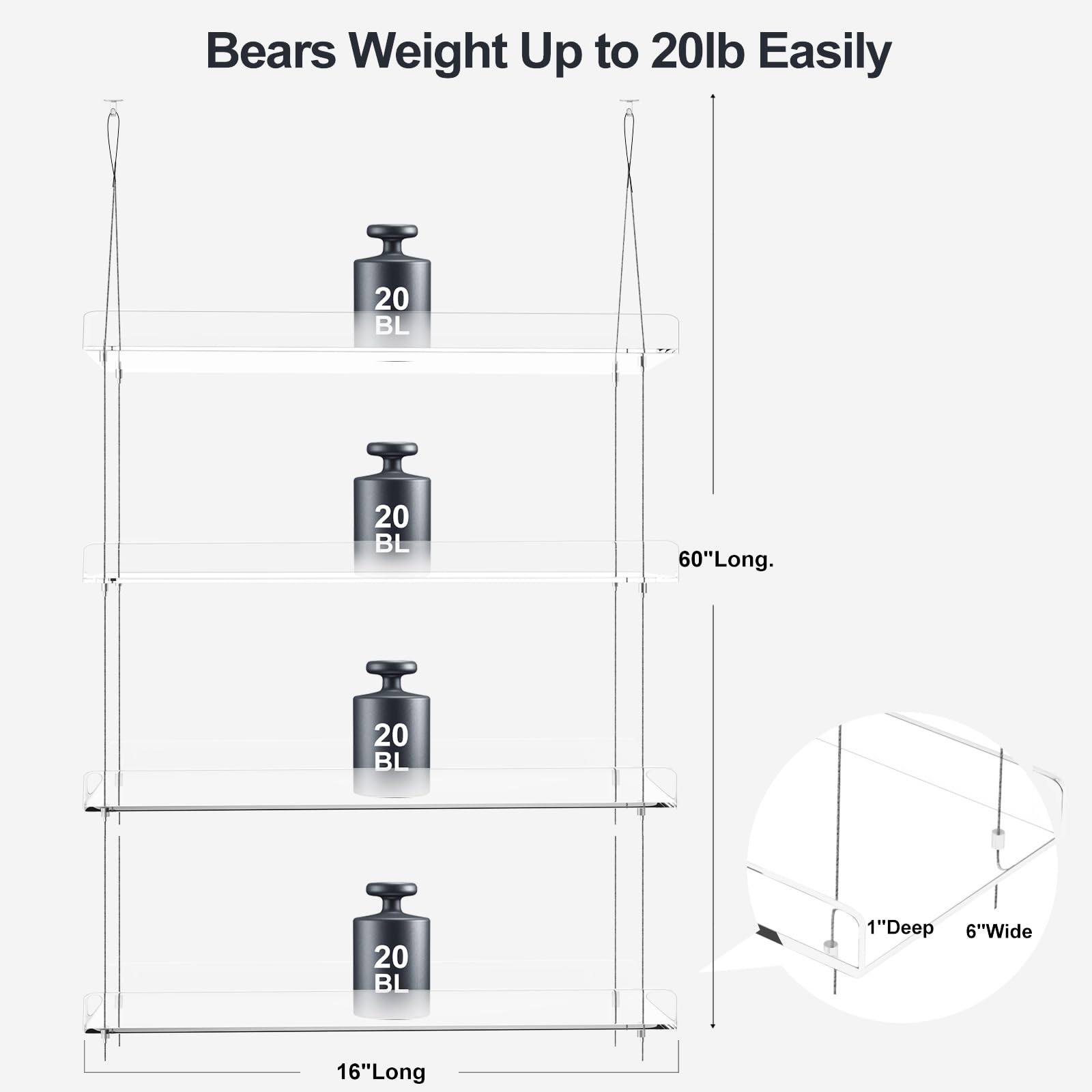 ZerzSemp easy-install hanging rack showing quick setup and adjustable spacing