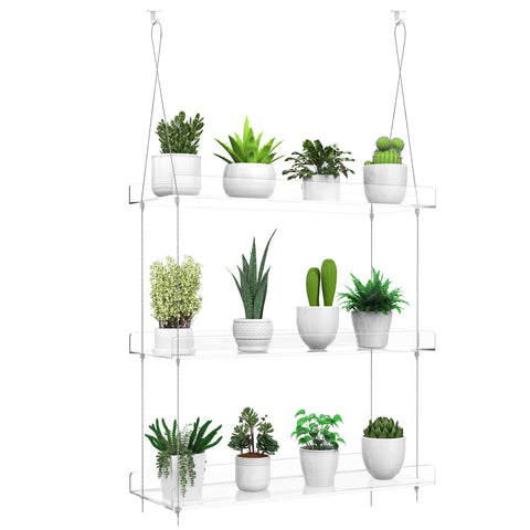 ZerzSemp kitchen window planter stand keeps herbs within reach