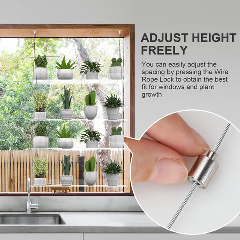 ZerzSemp space-saving design frees countertops with vertical plant display